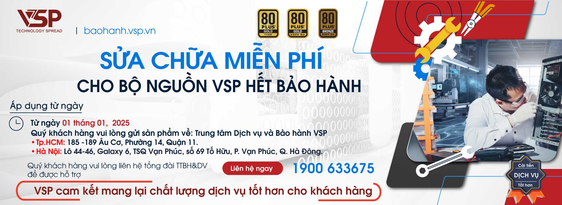 Sửa chữa nguồn miễn phí